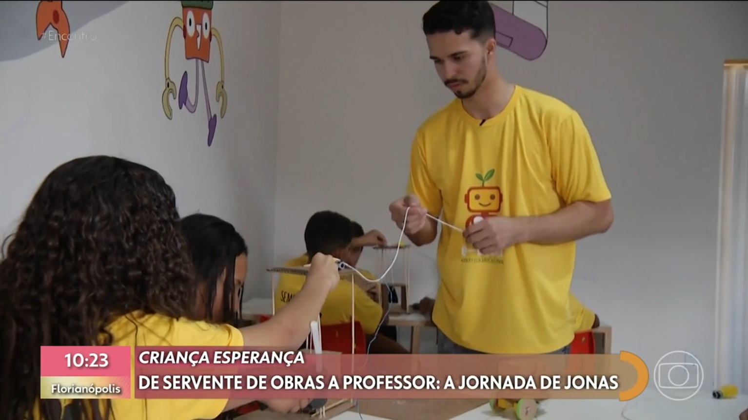 Capa da matéria ONG Sementes do Vale é uma das beneficiadas pelo Criança Esperança
